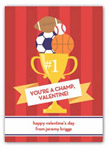 Stacy Claire Boyd - Children's Petite Valentine's Day Cards (You're A Champ)